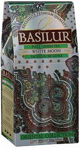 Чай "Basilur" карт. 100г. Oriental Collection White Moon зеленый (молоч) улун
